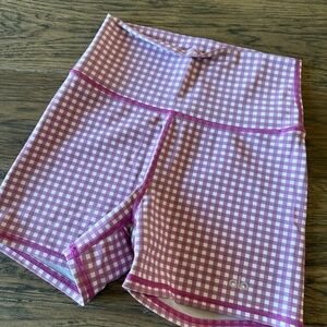 Alo Yoga gingham Vapor 4’ Women's Shorts